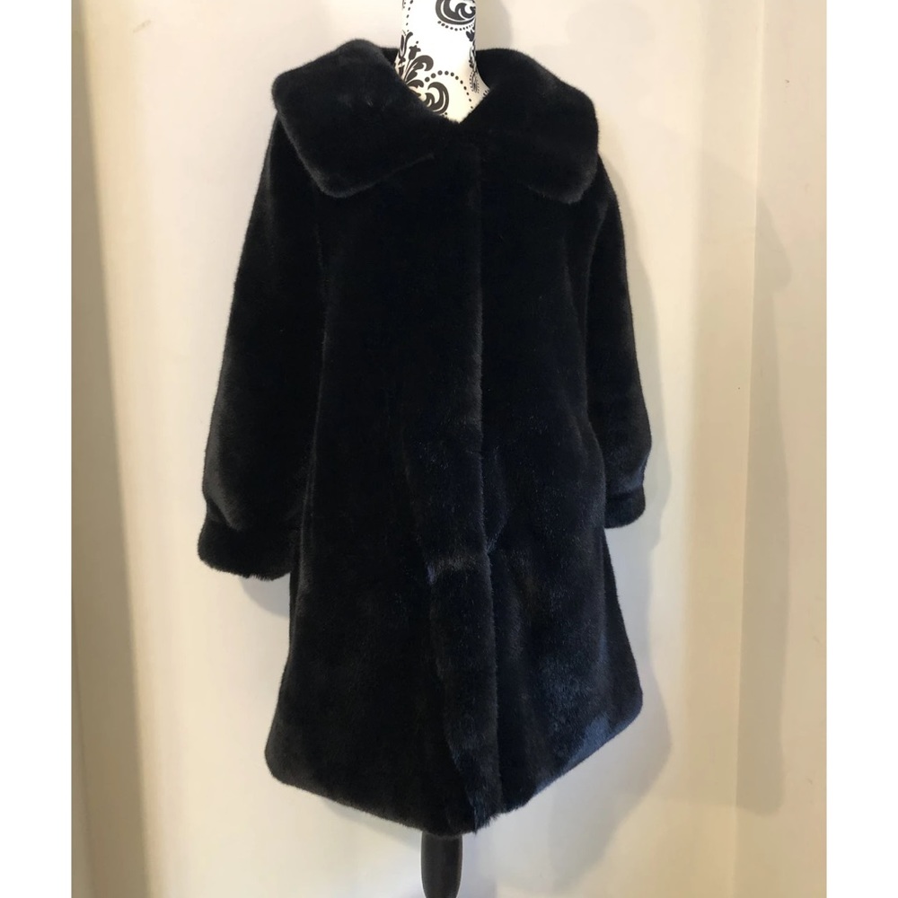 Luxury Mink Faux Fur Coat